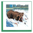 Quilled Wild Grizzly Bear Greeting Card - okotoks hc pharmacy