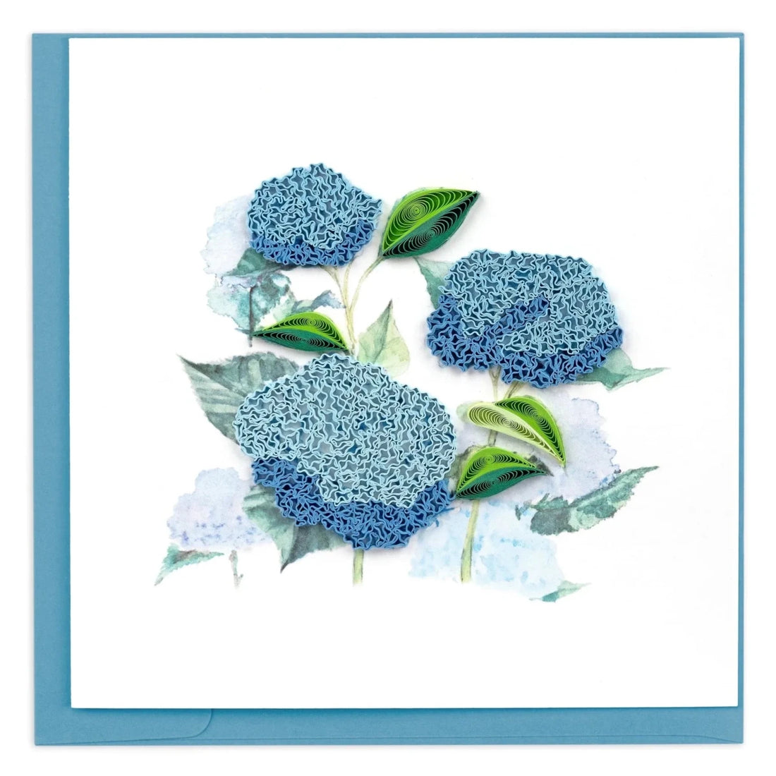 Quilled Wild Hydrangeas Greeting Card - okotoks hc pharmacy