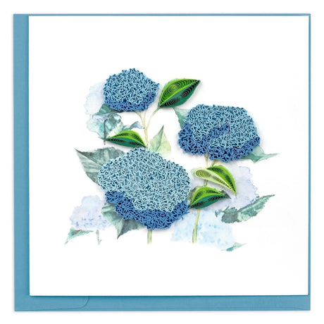 Quilled Wild Hydrangeas Greeting Card - okotoks hc pharmacy