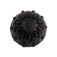Black textured ball with power symbol on a white background - okotoks hc pharmacy