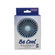 USB rechargeable fan packaging with 'Be Cool' text on a white background - okotoks hc pharmacy
