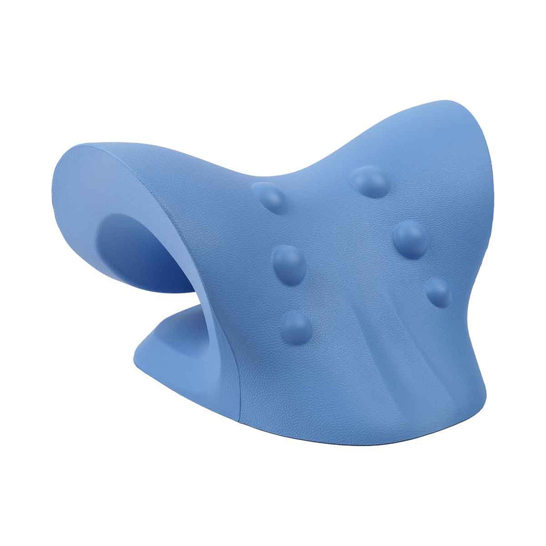 Blue Relaxus Chiro Pro Neck Support on a white background - okotoks hc pharmacy