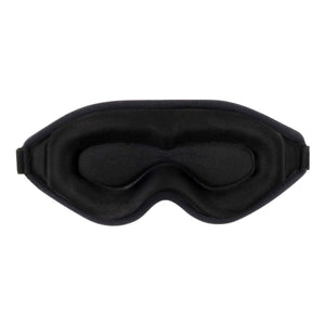 Black sleep mask on a white background - okotoks hc pharmacy