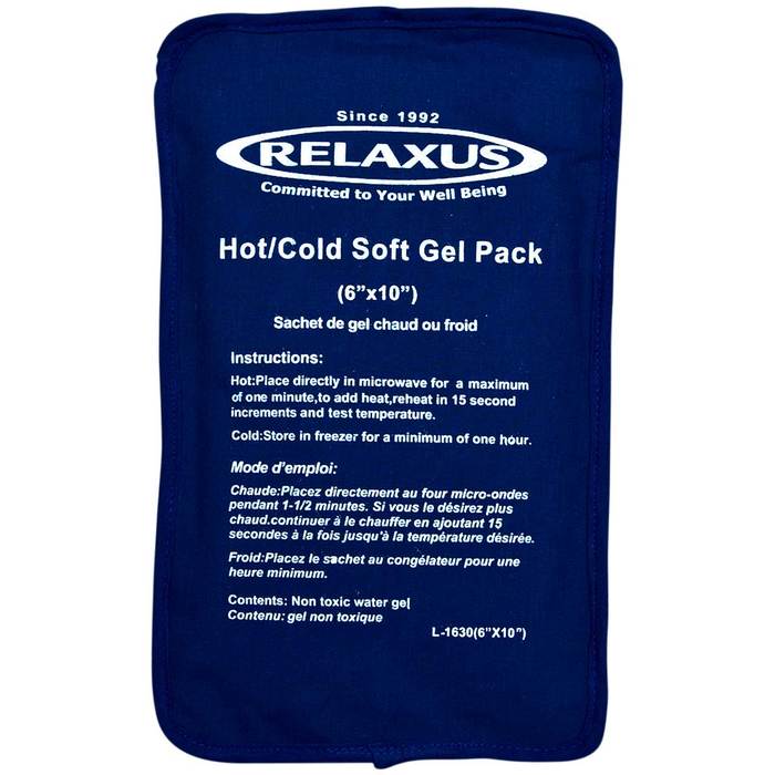 Relaxus hot cold soft gel pack 6x10 - Okotoks HC Pharmacy