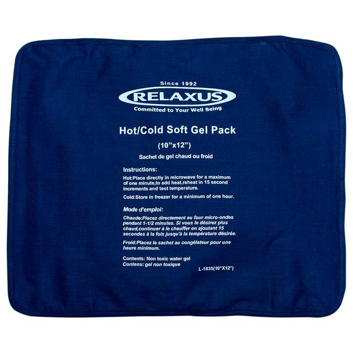 Relaxus hot cold soft gel pack 10x12 - Okotoks HC Pharmacy