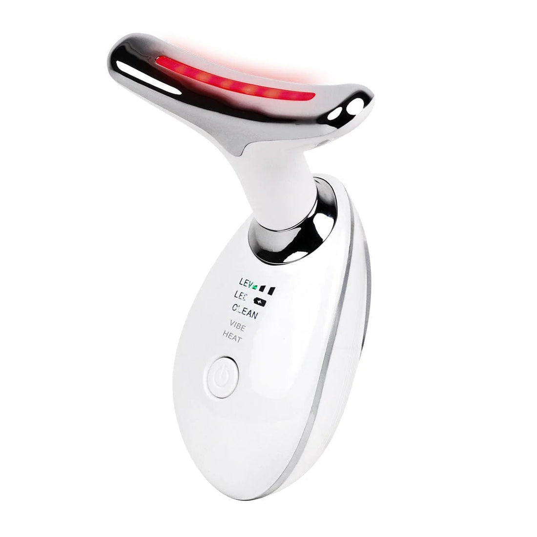 White electronic device with a red light on a white background - okotoks hc pharmacy