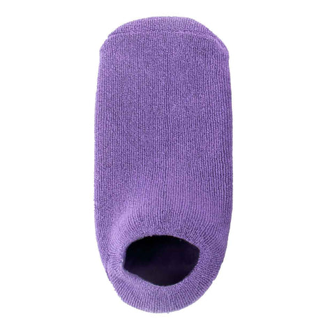 Purple textured foot cover on a white background - okotoks hc pharmacy