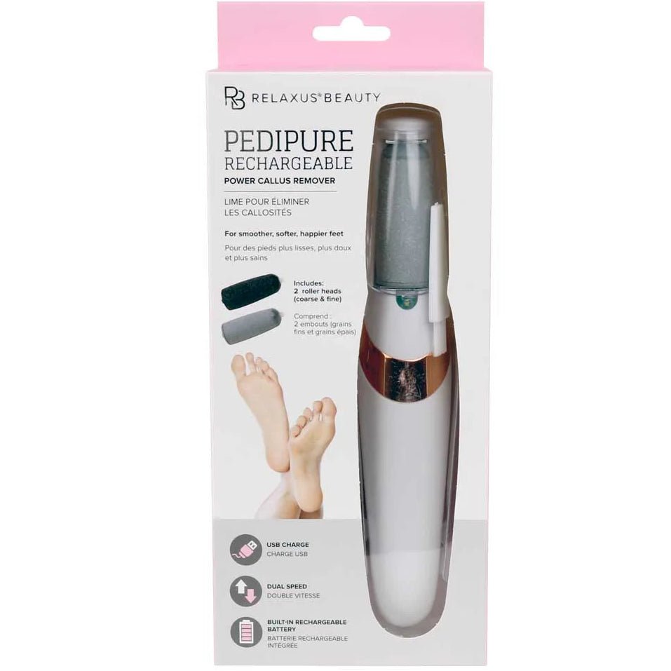Packaging of a pedicure tool with branding on a white background - okotoks hc pharmacy