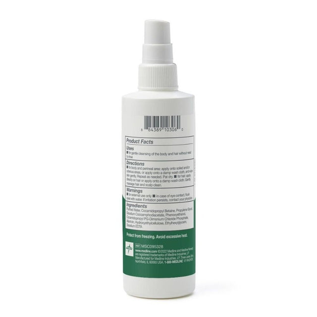 Remedy Essentials No-Rinse Cleansing Spray backview okotoks hc pharmacy