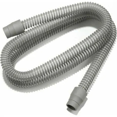 Gray silicone hose with connectors on a white background - okotoks hc pharmacy