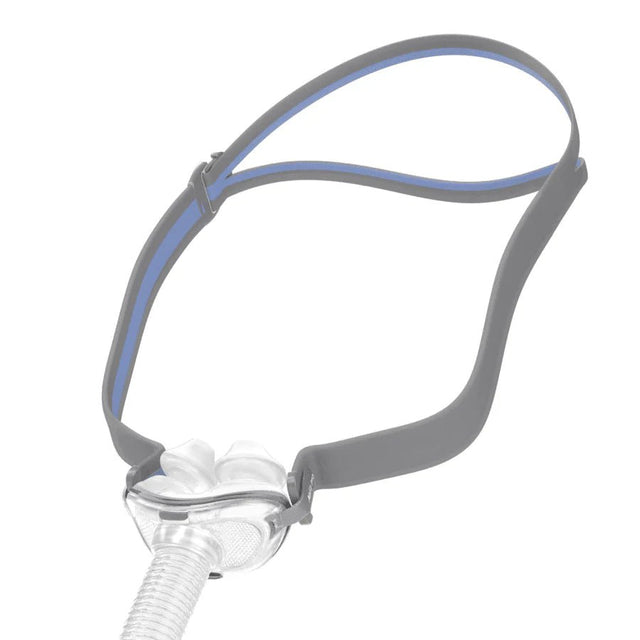CPAP mask with headgear on a white background - okotoks hc pharmacy