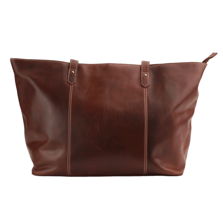 Rugged Earth Leather Organizer Tote Bag brown - okotoks hc pharmacy