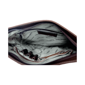 Close-up of a textured pouch with zippers on a white background - okotoks hc pharmacy