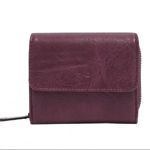 Purple wallet with RFID protection feature on a white background - okotoks hc pharmacy