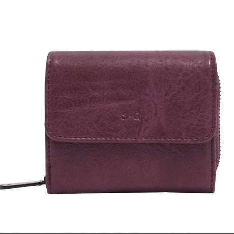 Purple wallet with RFID protection feature on a white background - okotoks hc pharmacy