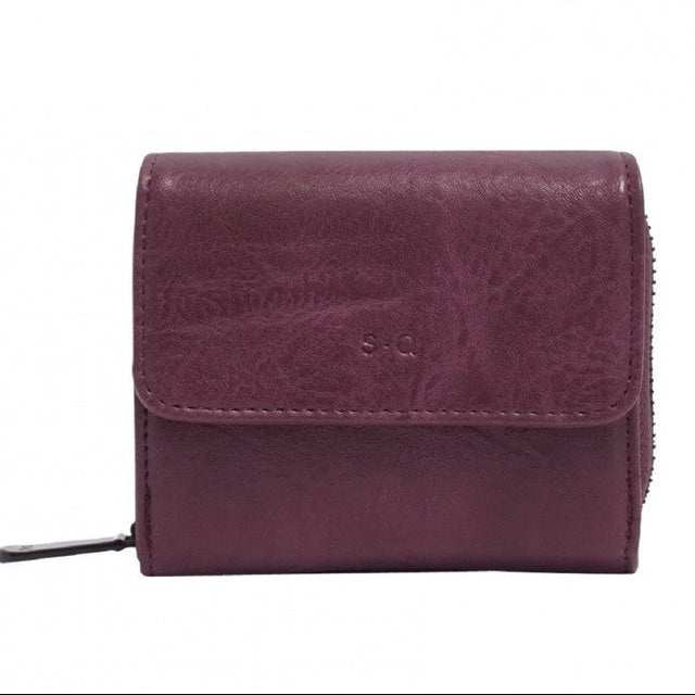 Purple wallet with RFID protection feature on a white background - okotoks hc pharmacy