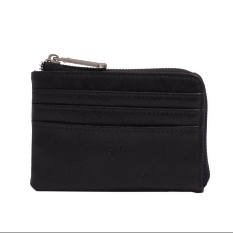Black wallet with RFID protection feature on a white background - okotoks hc pharmacy