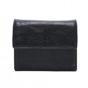 Black leather wallet on a white background - okotoks hc pharmacy