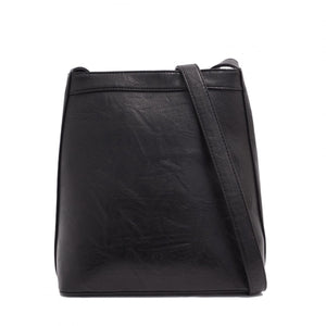 Black leather bag on a white background - okotoks hc pharmacy