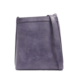 Purple leather crossbody bag on a white background - okotoks hc pharmacy