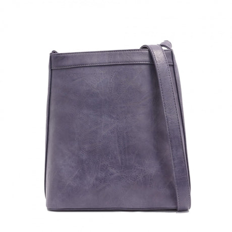 Purple leather crossbody bag on a white background - okotoks hc pharmacy