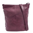Purple leather bag with a strap on a white background - okotoks hc pharmacy