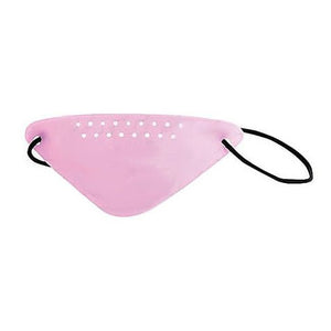 Pink eye mask with a black strap on a white background - okotoks hc pharmacy