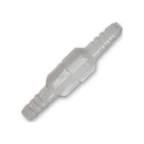 Gray plastic fitting on a white background - okotoks hc pharmacy