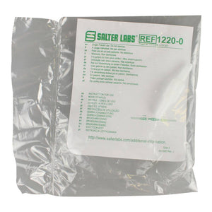 Clear plastic bag with a Salter Labs label on a white background - okotoks hc pharmacy
