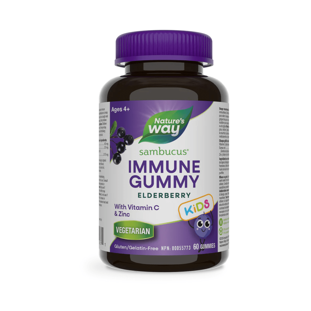 Nature's Way immune gummy supplement bottle on a white background - okotoks hc pharmacy