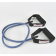 blue Resistance band with black handles on a white background - okotoks hc pharmacy