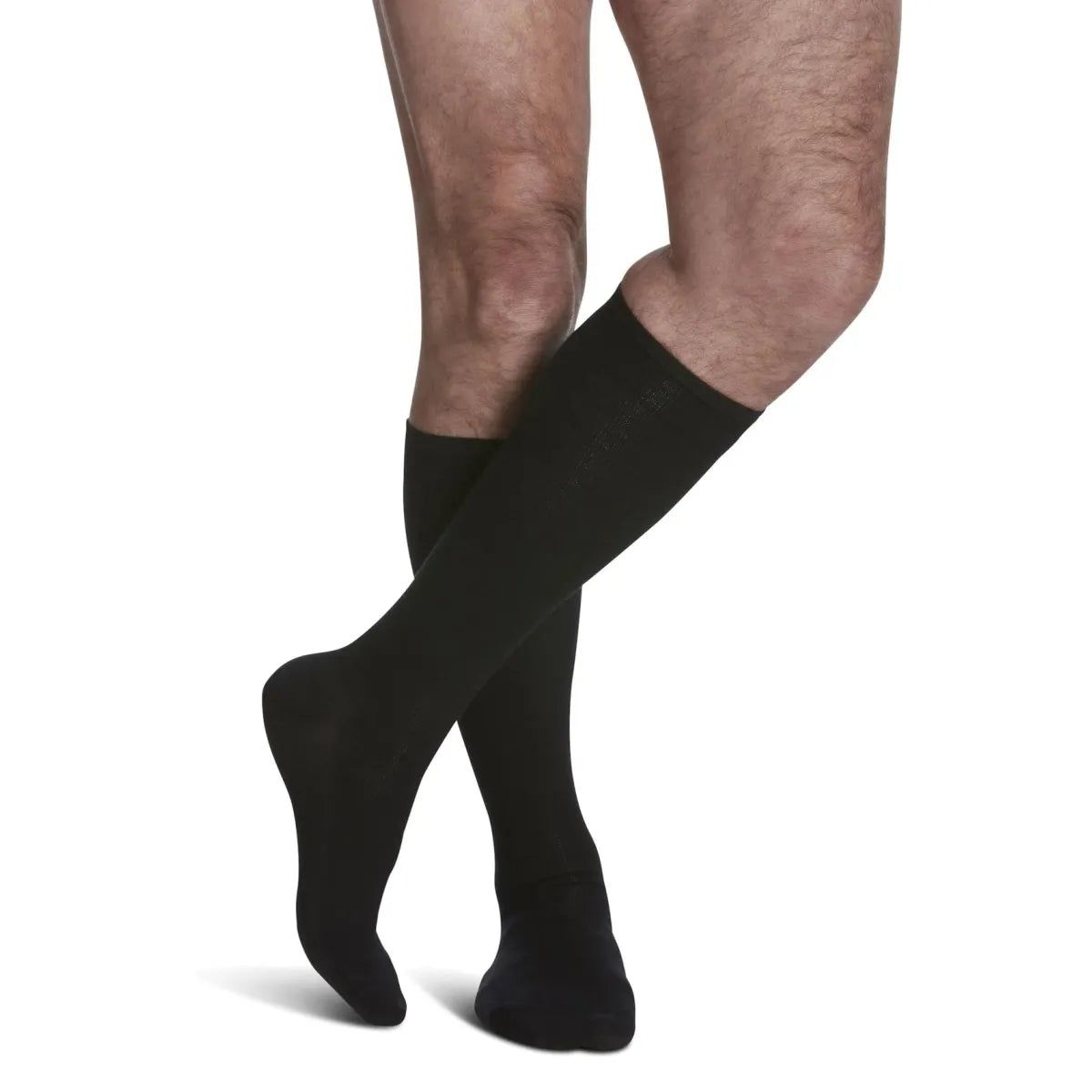 Sigvaris Knee High All-Season Merino Wool Compression Men 15-20mmHg black - Okotoks HC Pharmacy