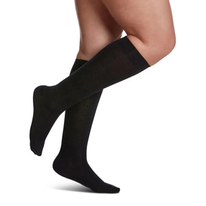Sigvaris Knee High All-Season Merino Wool Compression Women 15-20mmHg navy - Okotoks HC Pharmacy