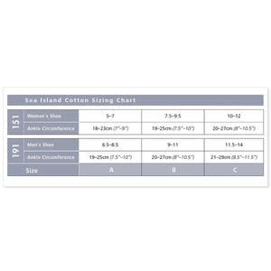 Sigvaris Knee High Sea Island Cotton Compression Women 15-20mmHg - Okotoks HC Pharmacy