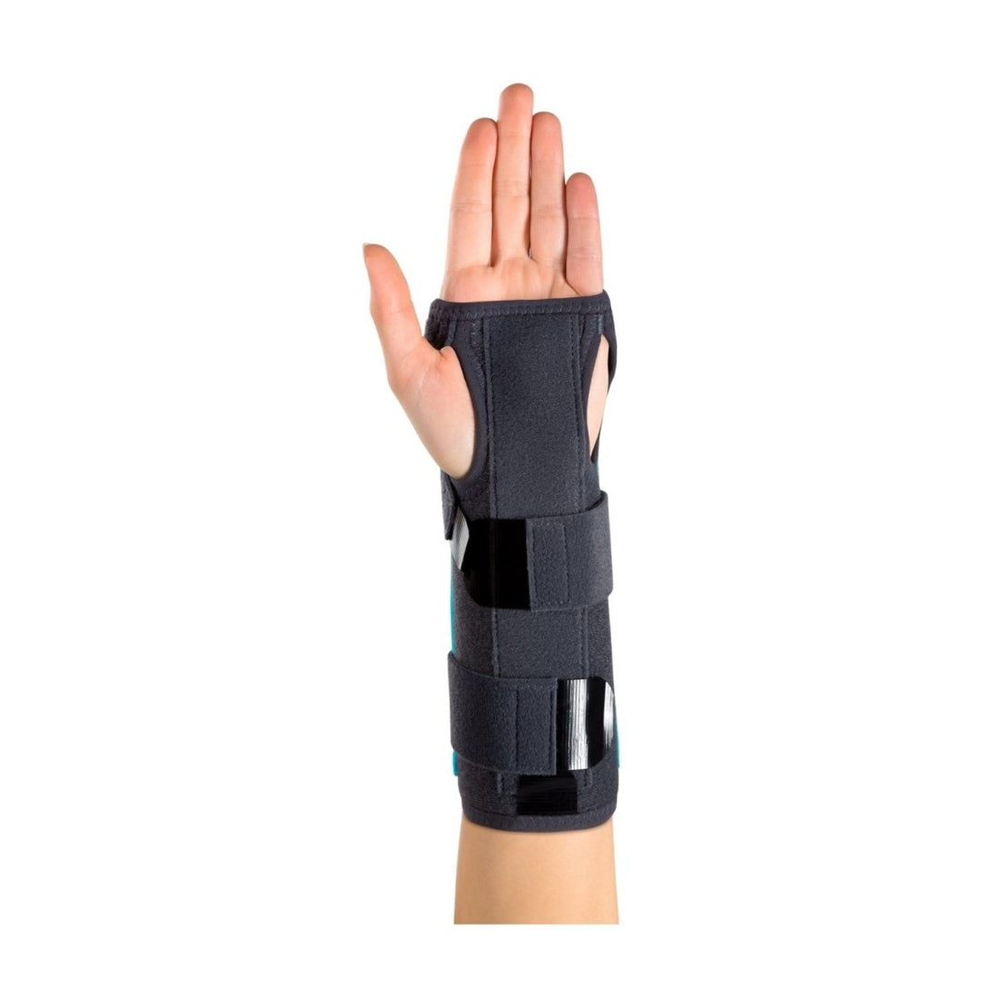 Black wrist brace on a white background - okotoks hc pharmacy
