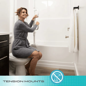 Stander Bathtub Security Pole and Curve Bar - okotoks hc pharmacy