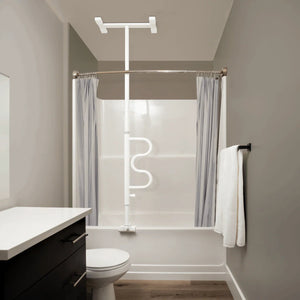 Stander Bathtub Security Pole and Curve Bar - okotoks hc pharmacy