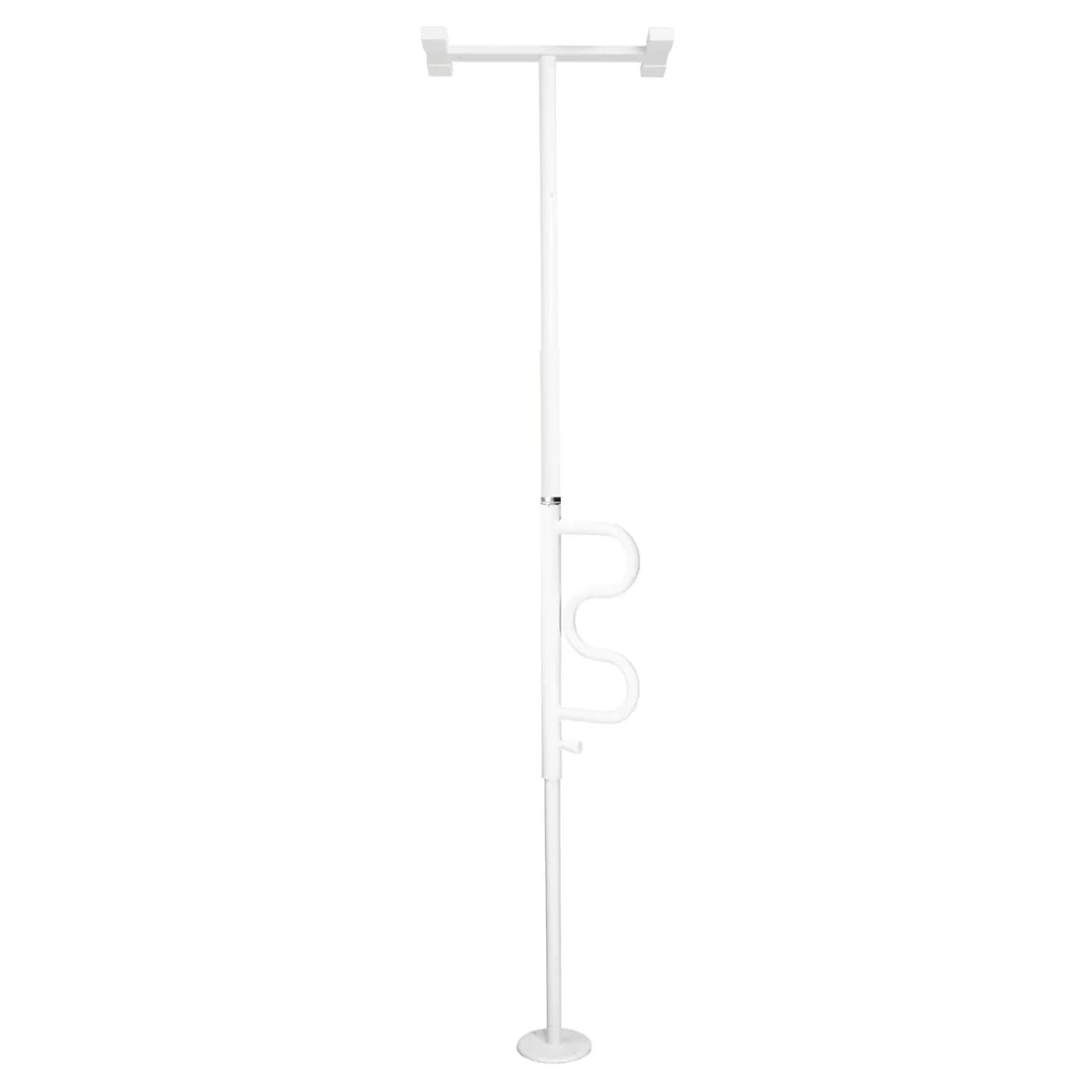 White bar with adjustable arm on a white background - okotoks hc pharmacy