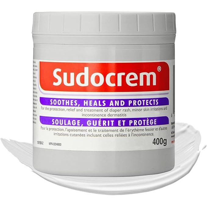 Sudocrem jar with red and purple label on a white background - okotoks hc pharmacy