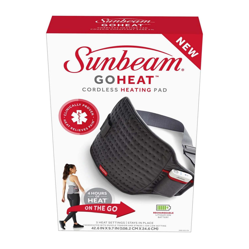 Sunbeam GoHeat Cordless Heating Pad - Okotoks HC Pharmacy