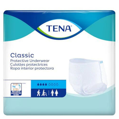 TENA Classic protective underwear packaging on a white background - okotoks hc pharmacy