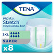TENA ProSkin Stretch fully breathable brief packaging on a white background - okotoks hc pharmacy