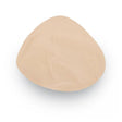A single beige silicone or latex breast implant cup shown from a top-down view on a white background. - okotoks hc pharmacy
