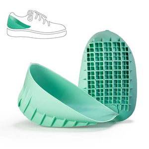 Teal shoe scrubber with detailed texture on a white background - okotoks hc pharmacy