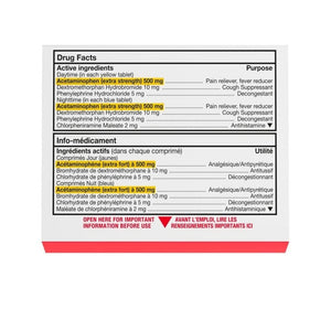 Tylenol Extra Strength Cold Daytime eZ Tabs 20 Tablets - Okotoks HC Pharmacy