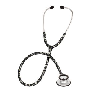 Stethoscope with floral pattern on a white background - okotoks hc pharmacy