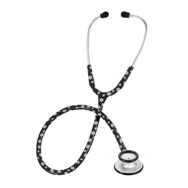 Stethoscope with floral pattern on a white background - okotoks hc pharmacy