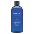 A blue plastic bottle of vashe wound solution with a dark gray cap, shown against a plain white background. - okotoks hc pharmacy