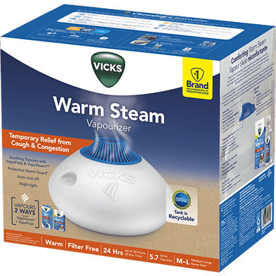 Vicks warm steam vaporizer 5.7L - Okotoks HC Pharmacy