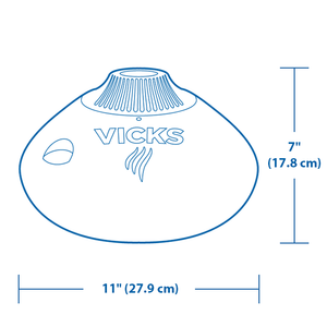Vicks warm steam vaporizer 5.7L - Okotoks HC Pharmacy